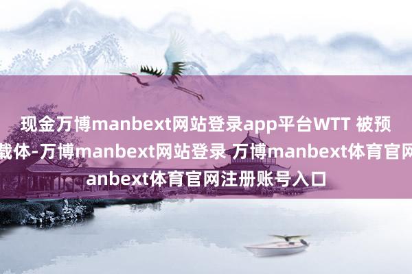 现金万博manbext网站登录app平台WTT 被预备为一个政策载体-万博manbext网站登录 万博manbext体育官网注册账号入口